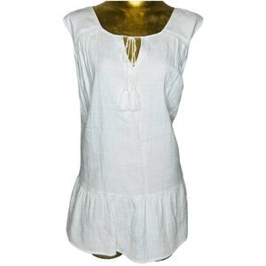 Time and Tru Women's Jacquard Peplum Tank